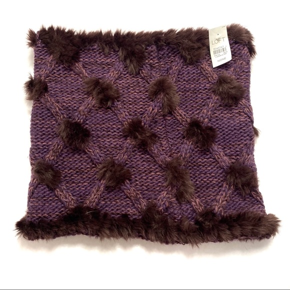 LOFT Accessories - NWT loft Faux fur scarf
